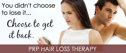 PRP hair loss banner