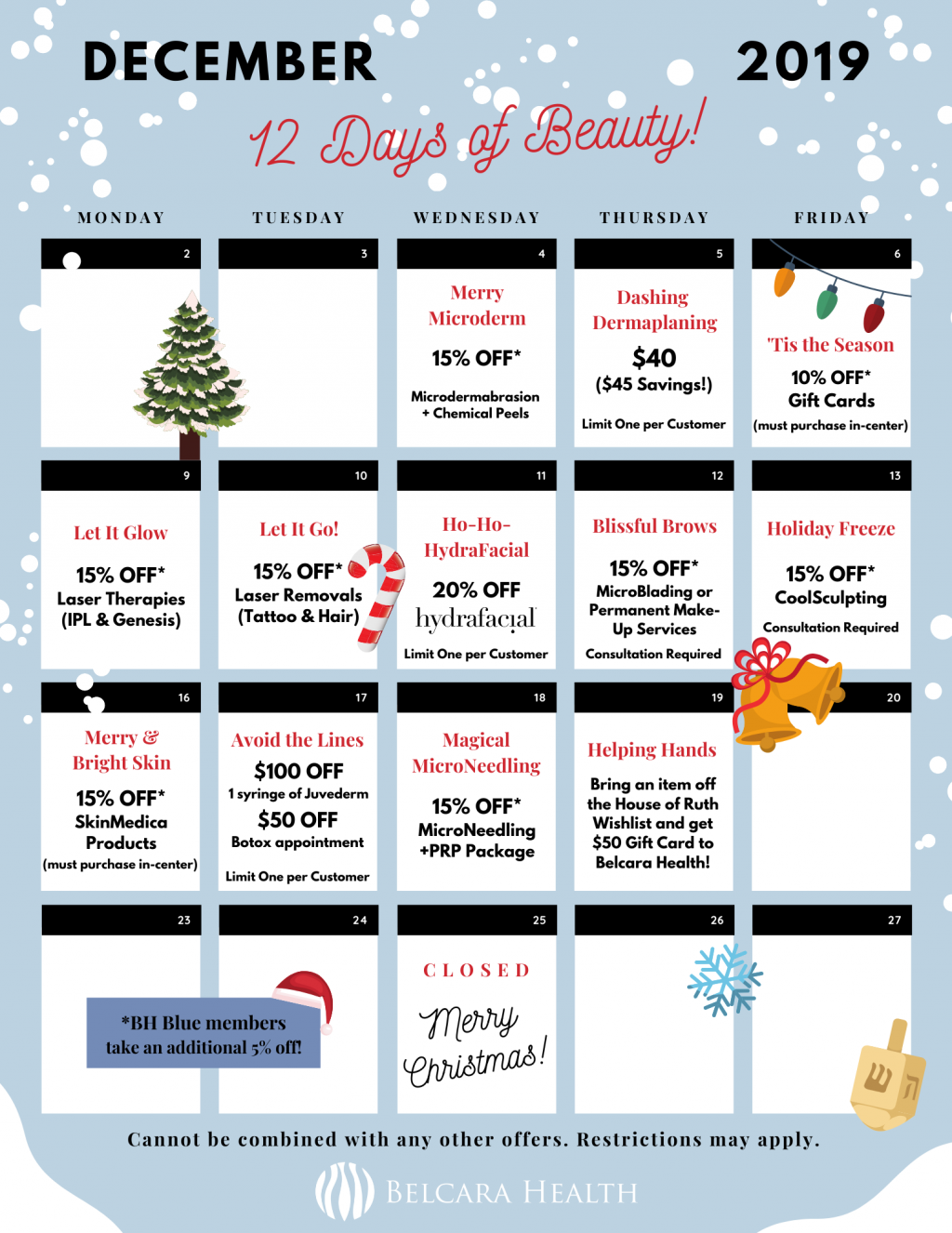 Calendar-12 Days of Beauty